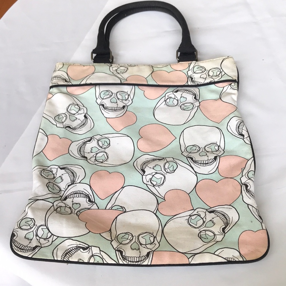 Luella for Target Hearts & Skulls tote bag